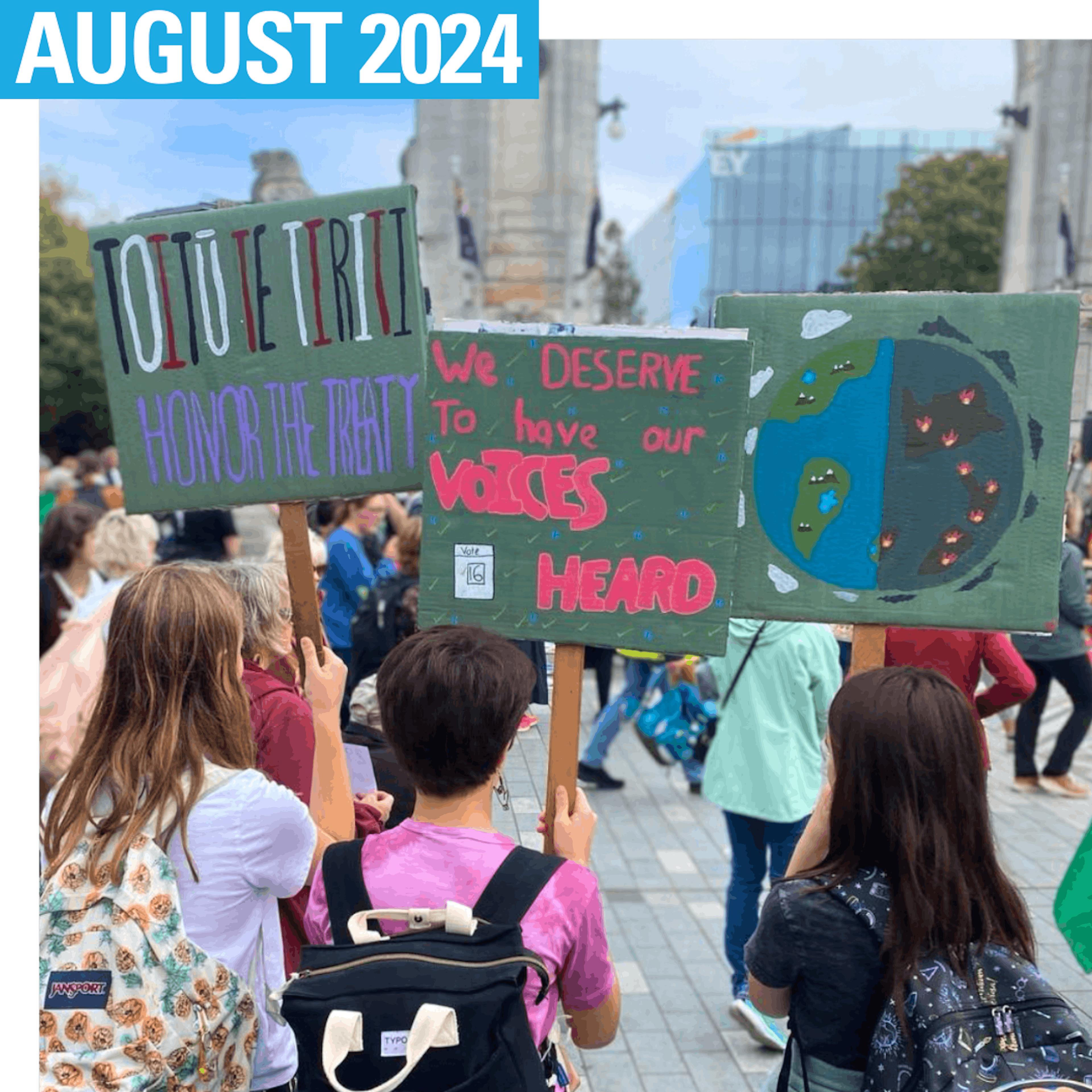 Children at the Schools Strike for Climate in 2023