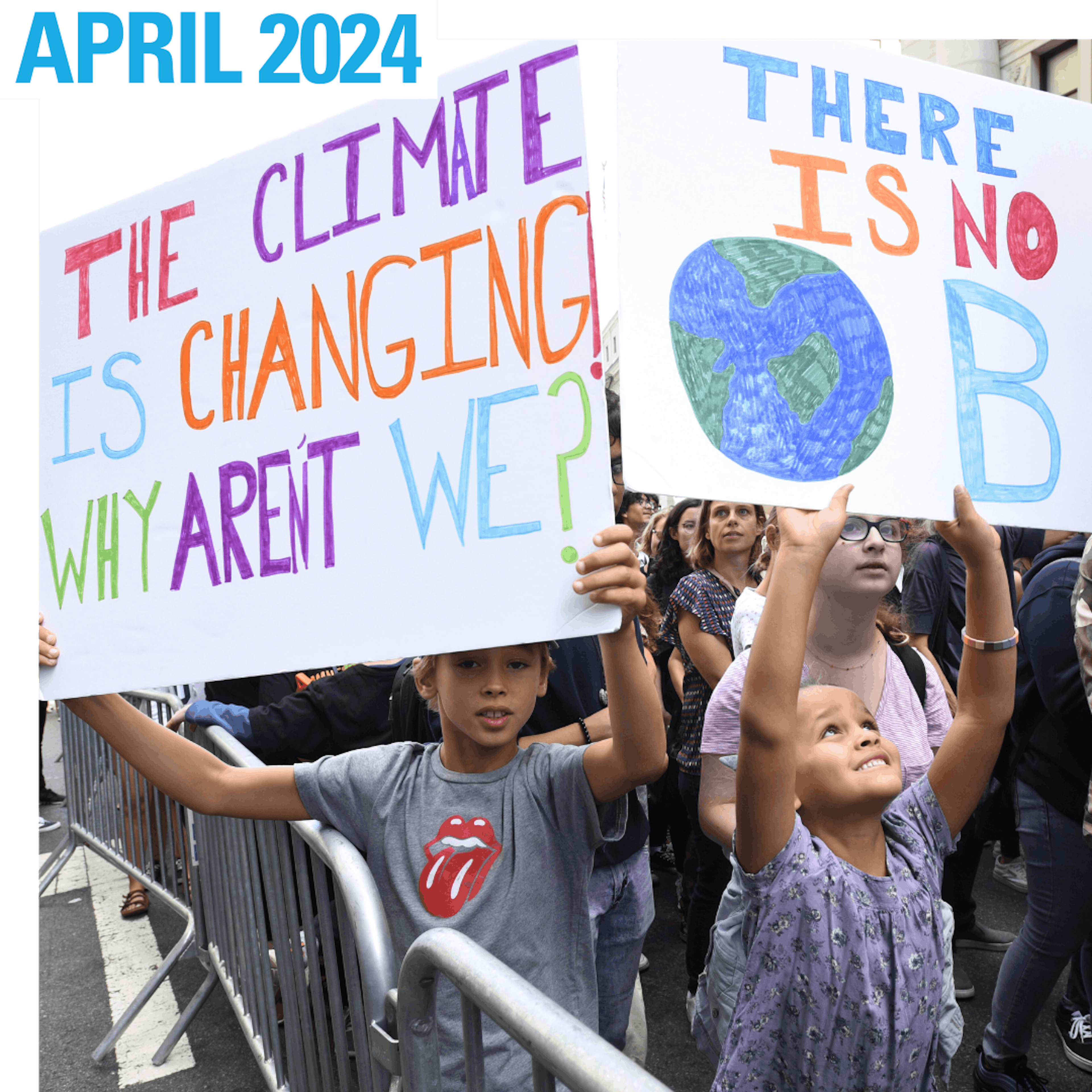 Youth climate activists joining in a demonstration calling for global action to combat climate change. Similar actions took place in more than 150 locations worldwide.