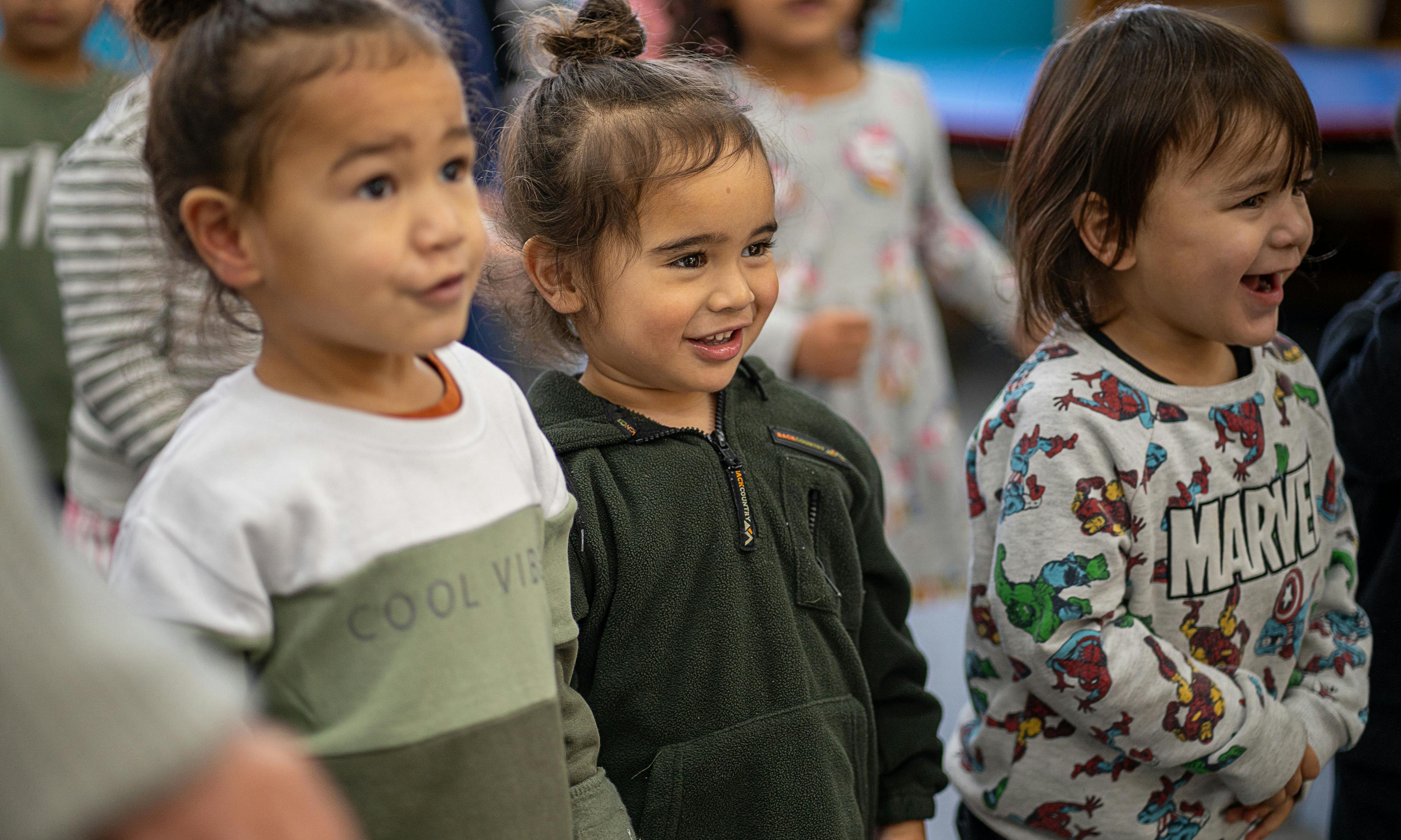 A group of kids in New Zealand Aotearoa learning about their rights!