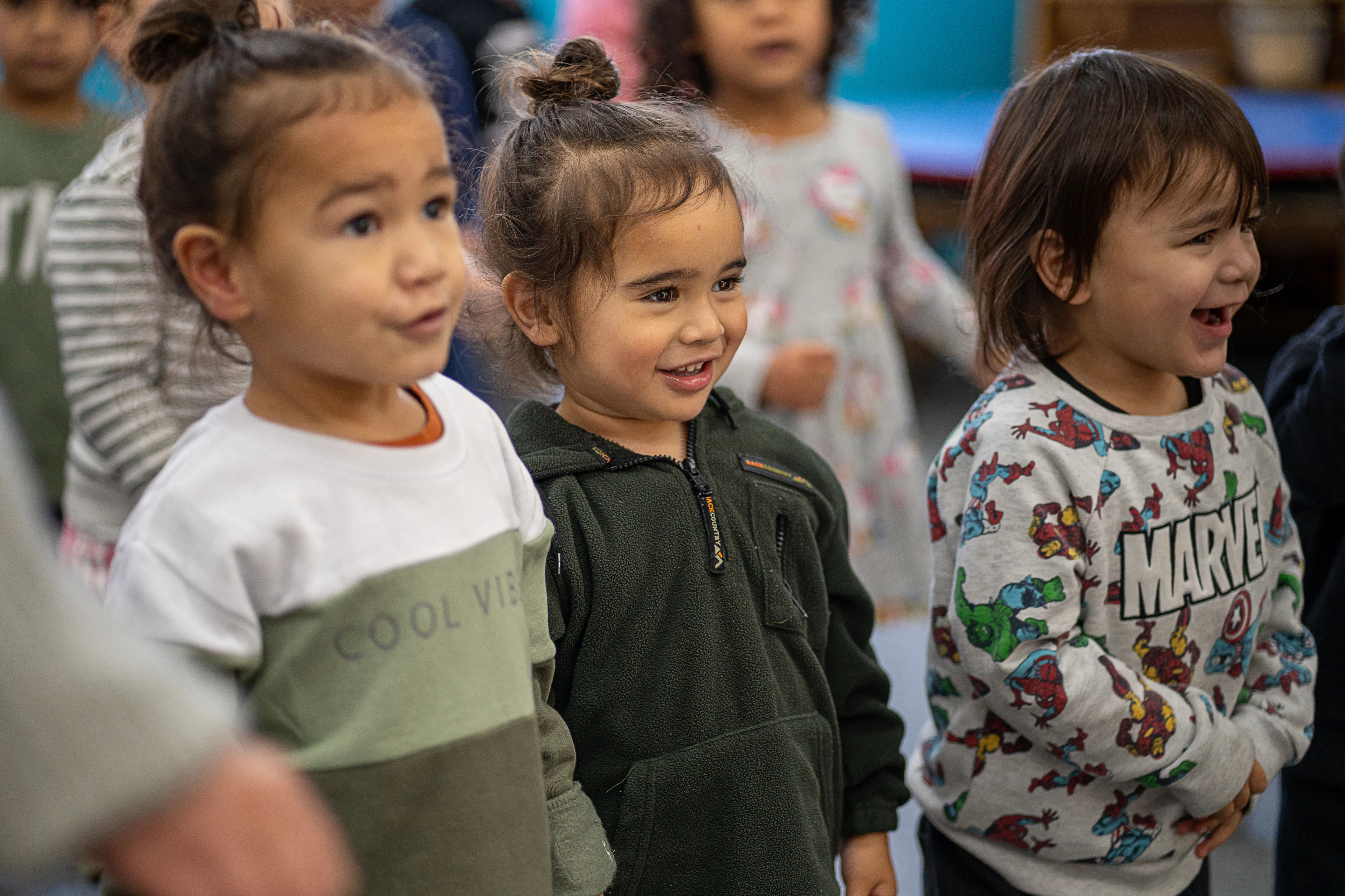 A group of kids in New Zealand Aotearoa learning about their rights!