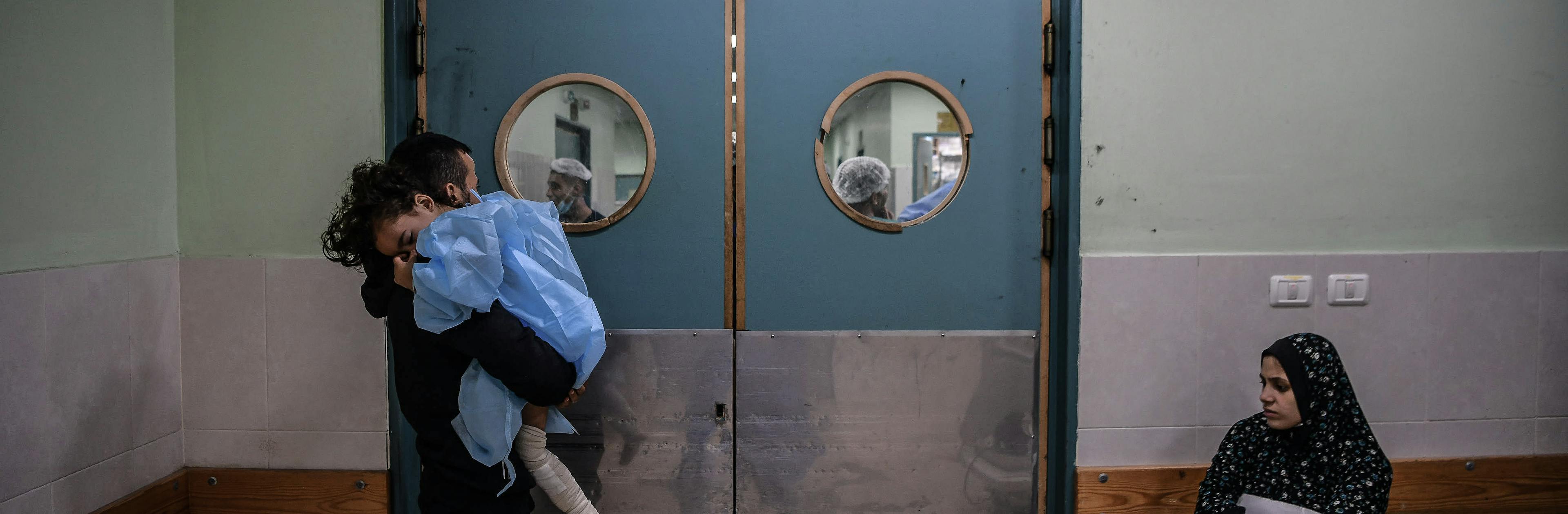 Ghazal, 4-year-old, endured severe suffering when her house in Gaza City was besieged by military tanks on October 12, 2023