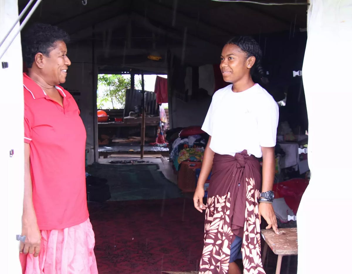 UNICEF, in partnership with Fiji’s Ministry of Health, helped improve sanitation in Nabavatu Village, where Makereta and other girls faced challenges with inadequate bathroom facilities.