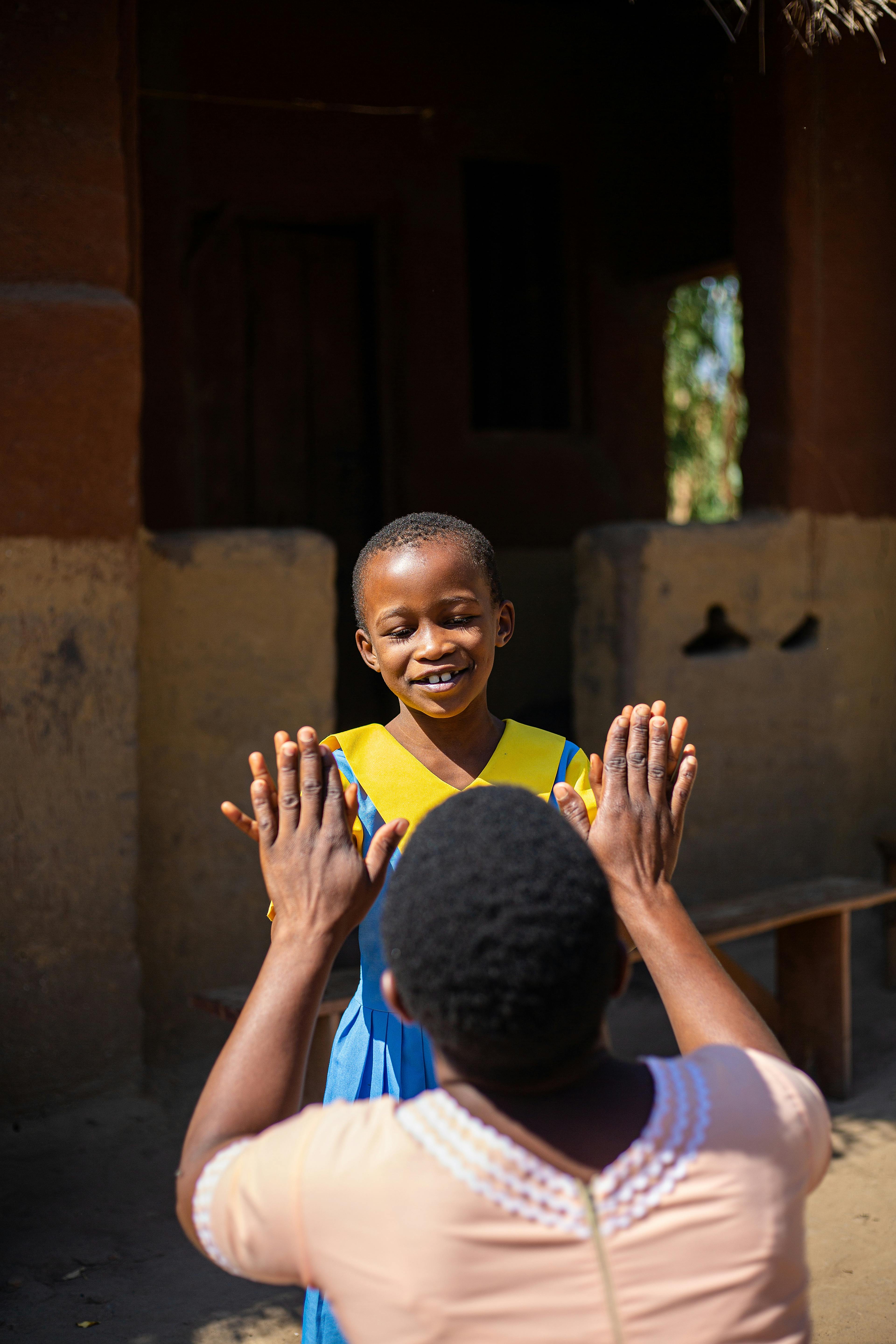 Mary Diston, aged 30, expressed gratitude to UNICEF and its implementation partners on the Nutrition Programme in Mukwala Village for her daughter (Happiness) is healthy and able to go to school, courtesy of the nutrition supplements given to her when she got sick in 2023.