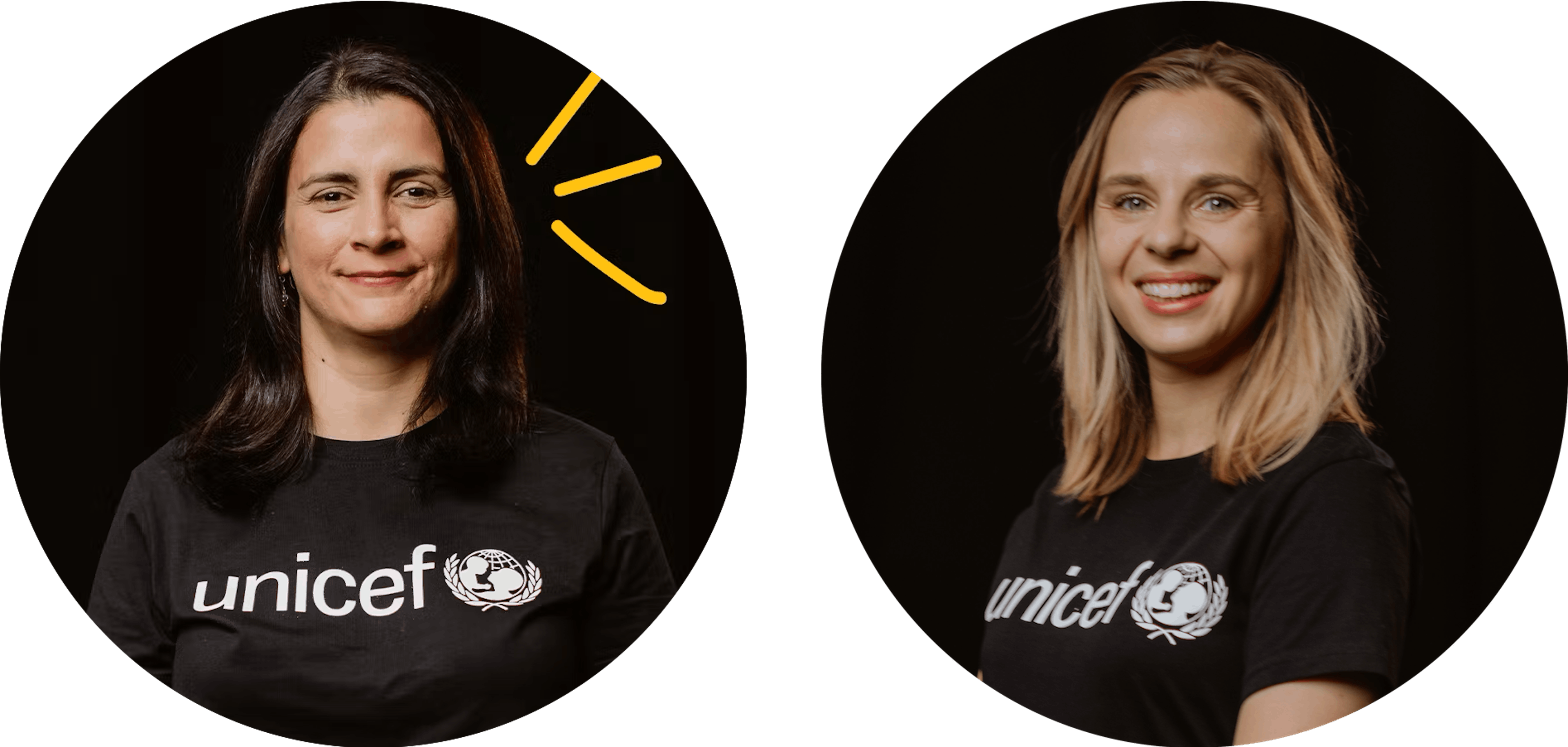Photos of Natalia Cardona Marin and Maria Wesson 