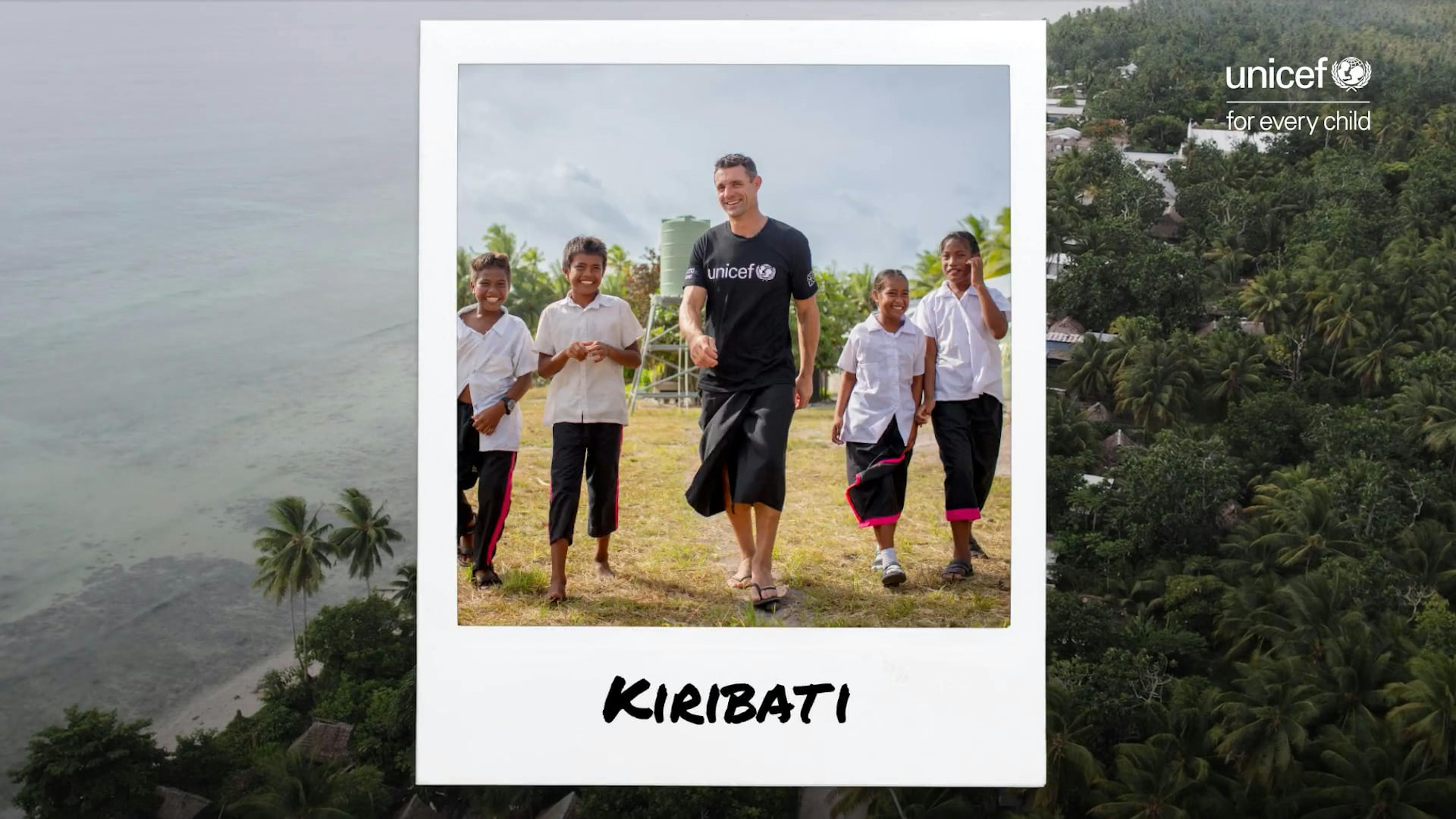 Dan Carter in Kiribati