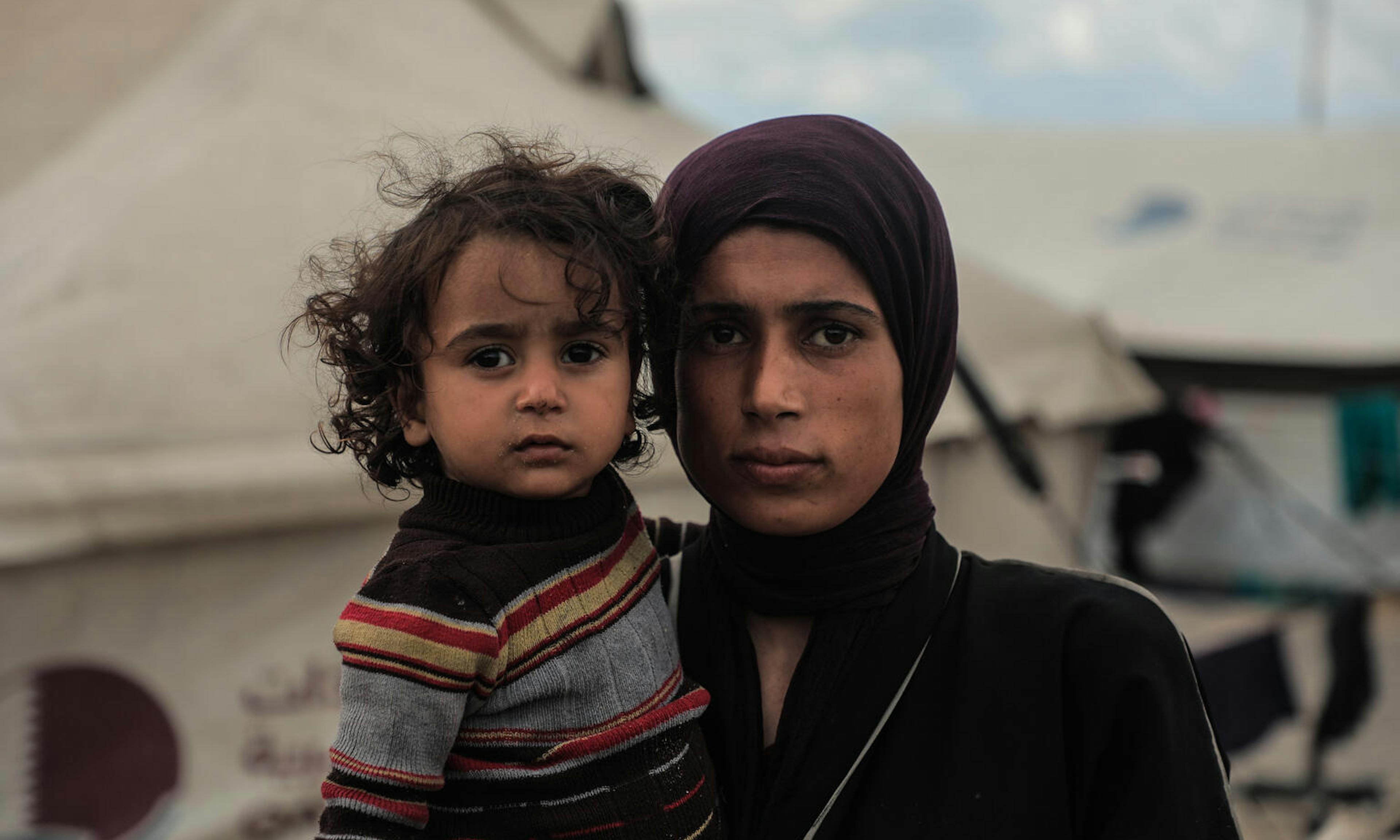 Gaza, mother and daughter.