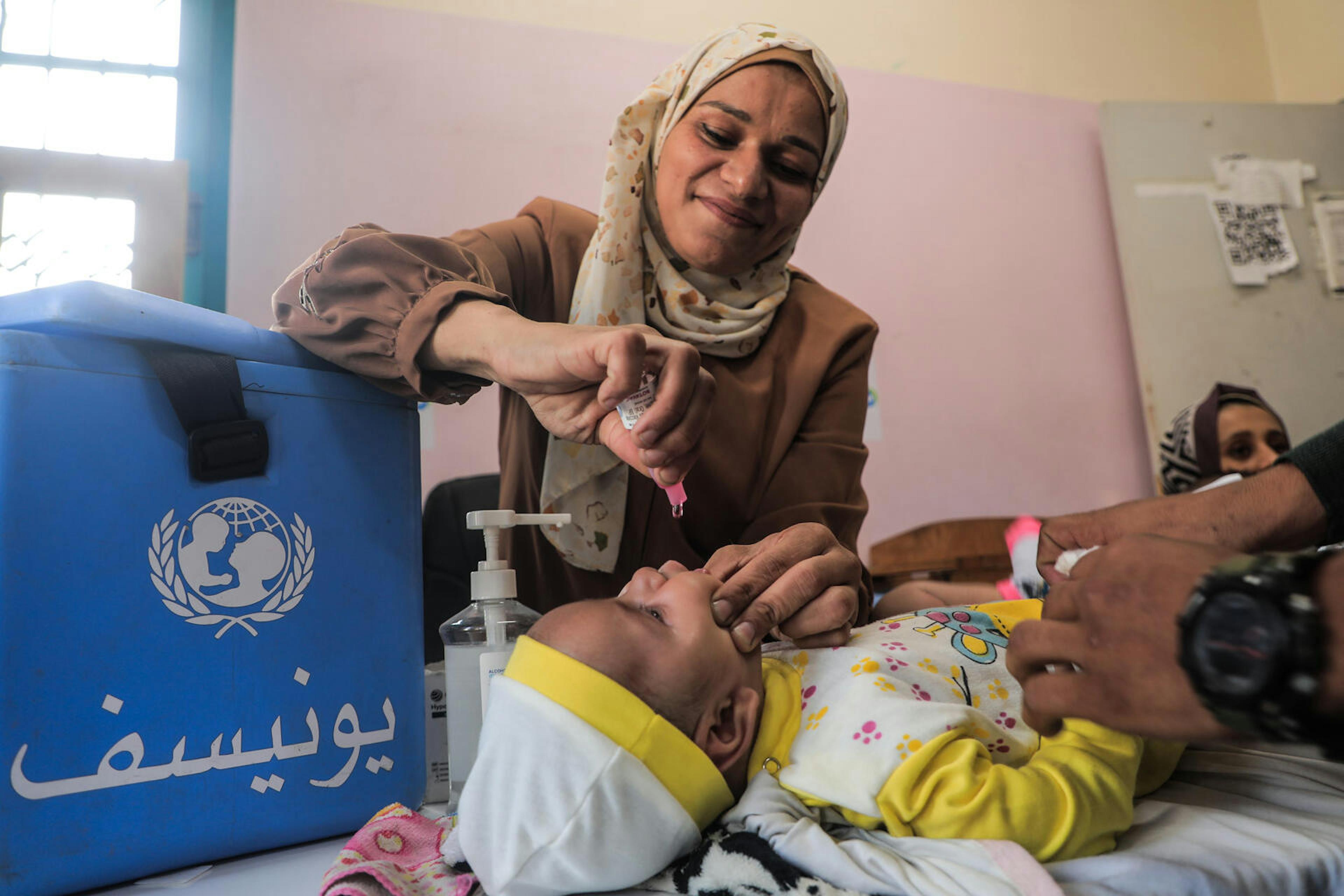Routine vaccine catch-up campaign in Gaza