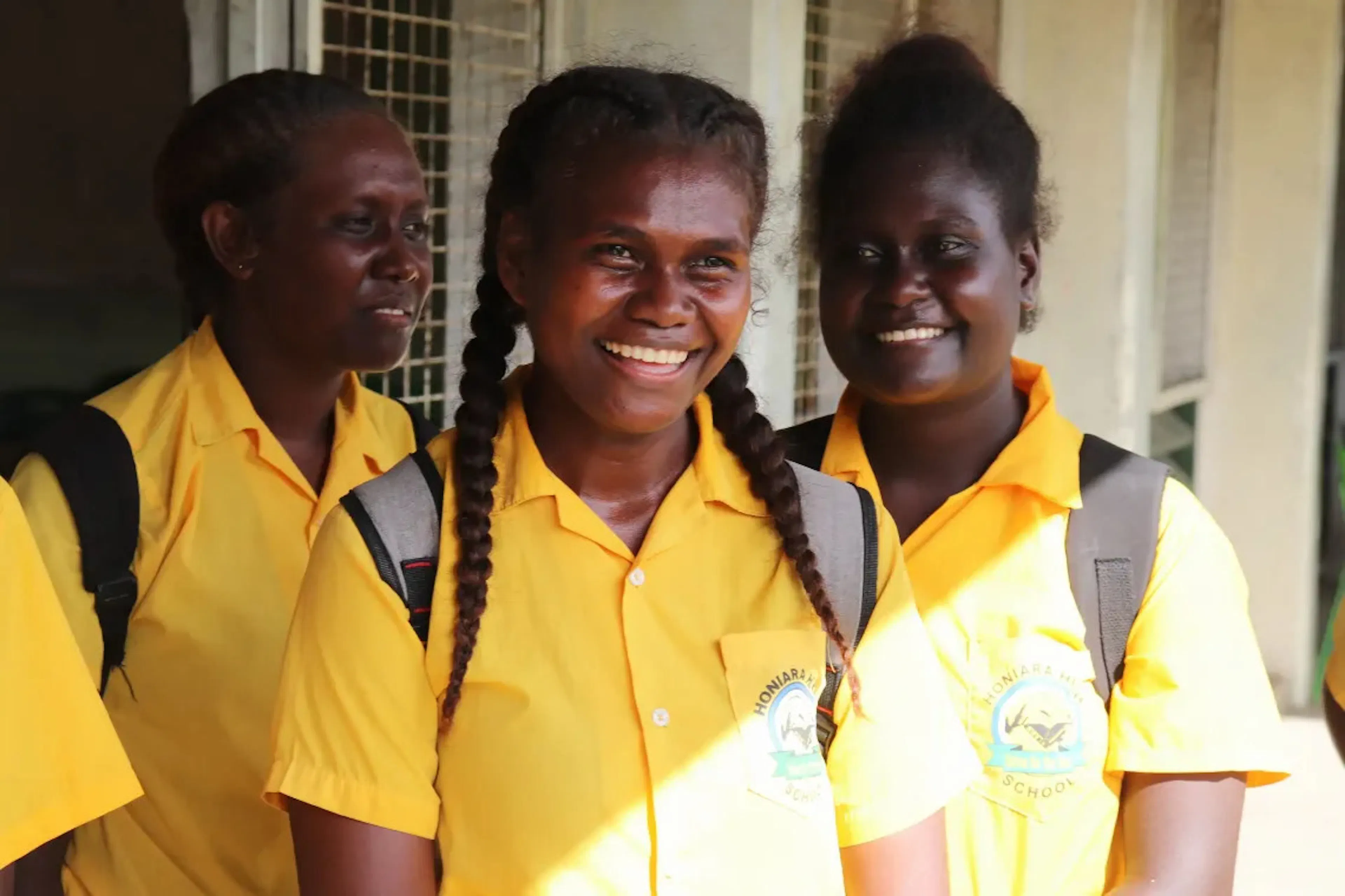 Female students of Honiara Senior High School