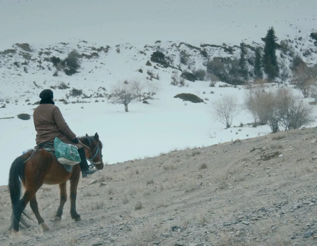For more than 36 years, medical nurse Jiydegul Rysbaeva has traveled on horseback across the Jon-Bulak Valley, Kyrgyzstan, delivering lifesaving vaccines and care to children and families in 41 farmsteads across the region.