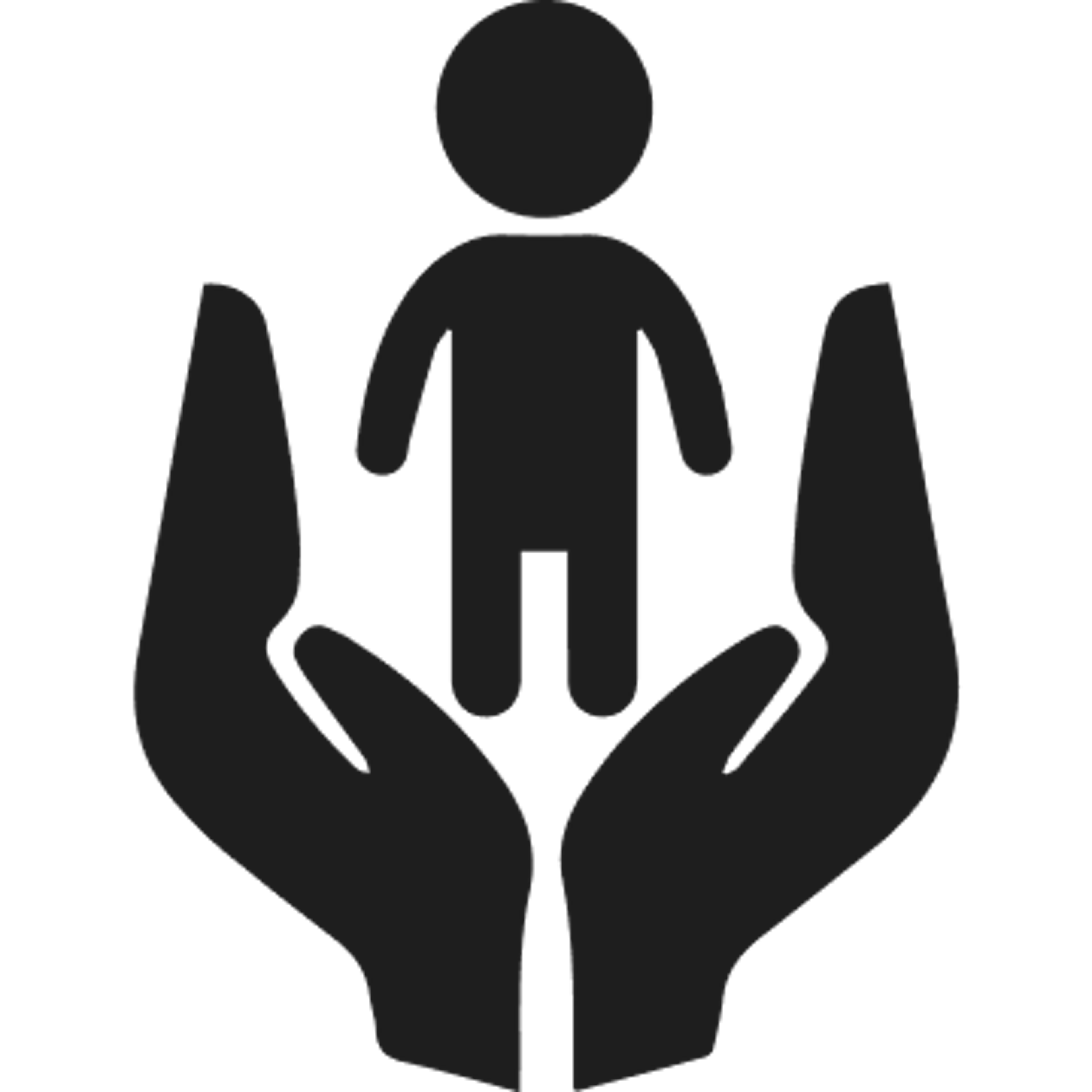 Icon representing the protection of child’s rights