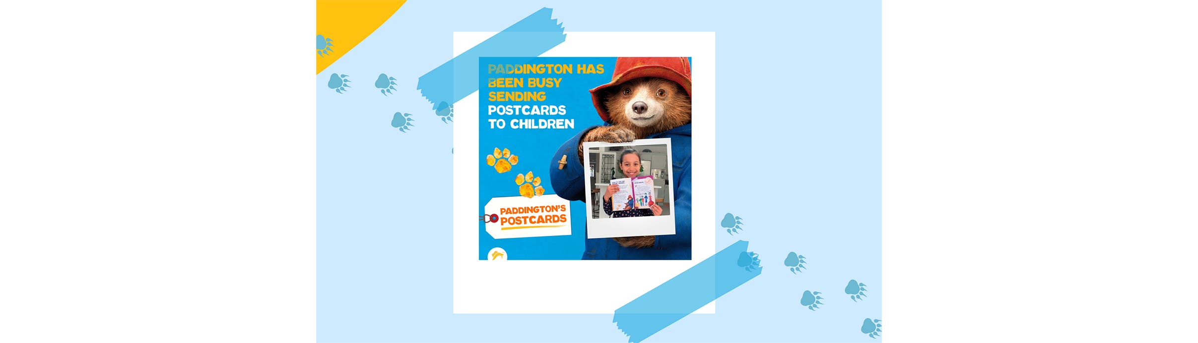 Get your personalised postcard from Paddington - sign up now!