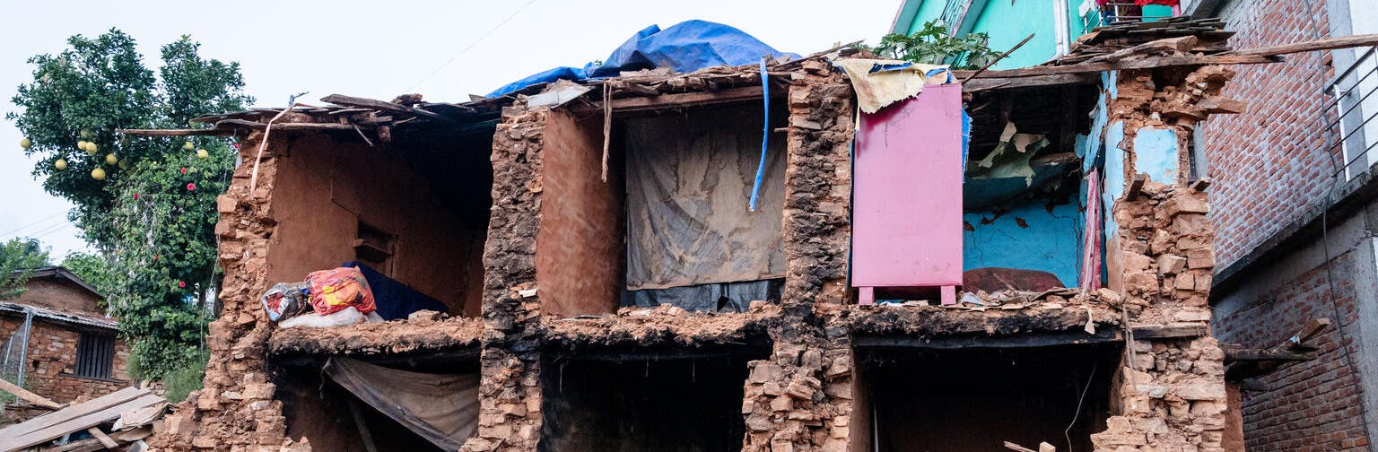On 6 November 2023, views of damaged buildings in Khalanga, the headquarters of Jajarkot District.
Jajarkot and nearby Rukum West were heavily impacted by the 6.4 magnitude earthquake that hit western Nepal at 11:47 p.m. on 3 November.