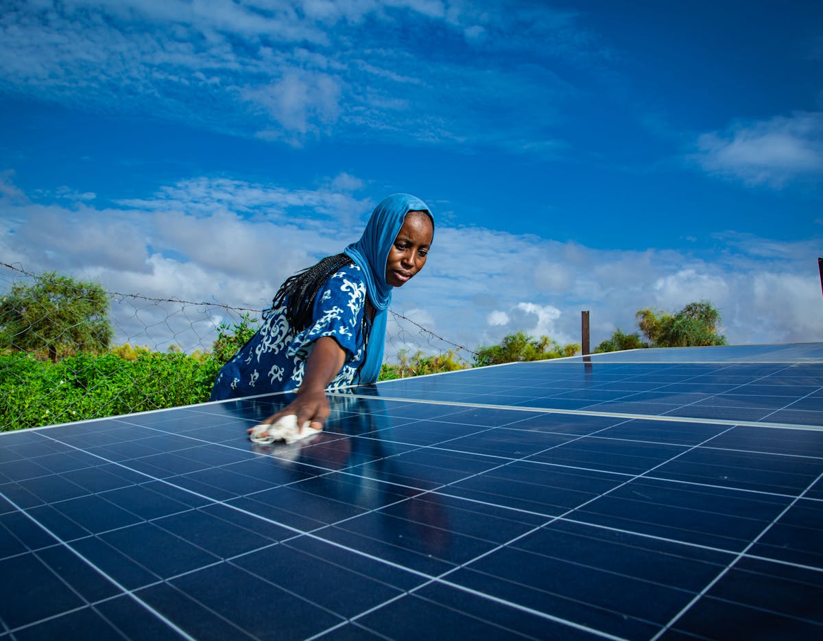 Global Parent- In the Fulani village of Hore Mondji, located in southern Mauritania on the banks of the Senegal River, a women's cooperative uses solar energy to operate the borehole that supplies water to the market garden.