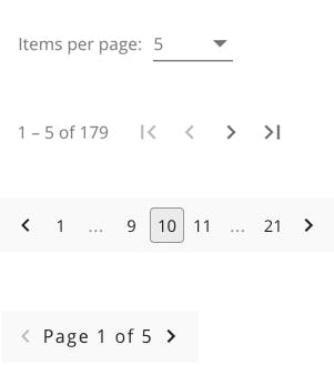 Pagination examples