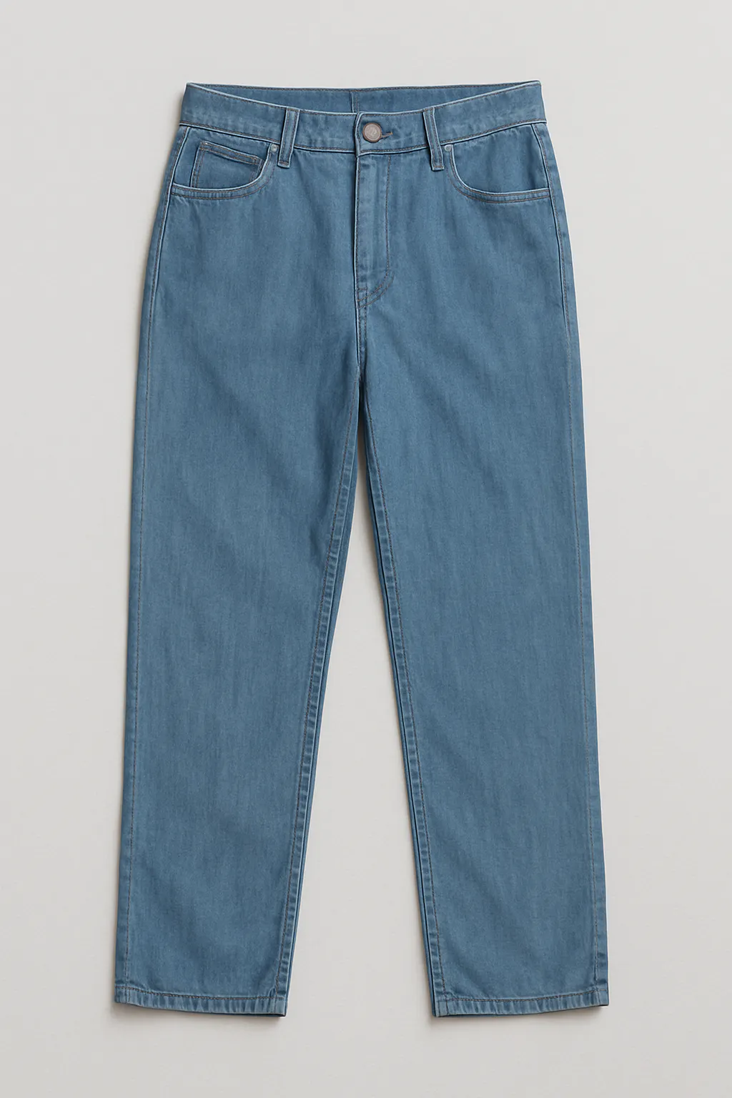 Plain Denim Pants