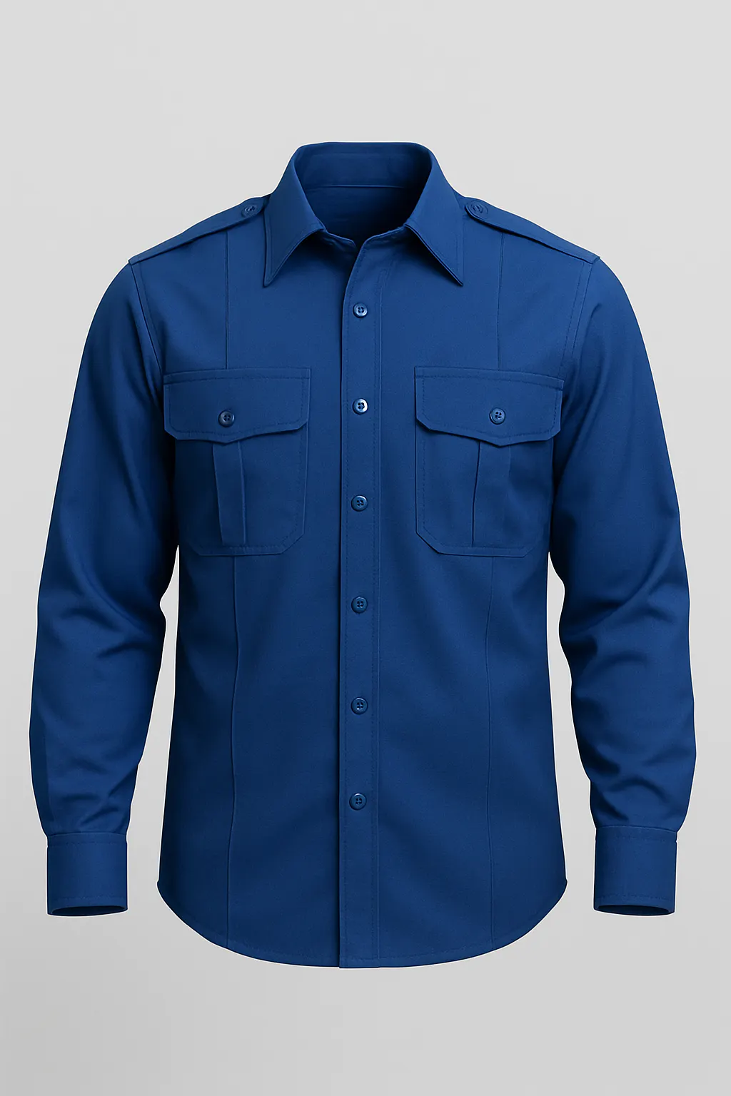 Plain Blue Security Shirt