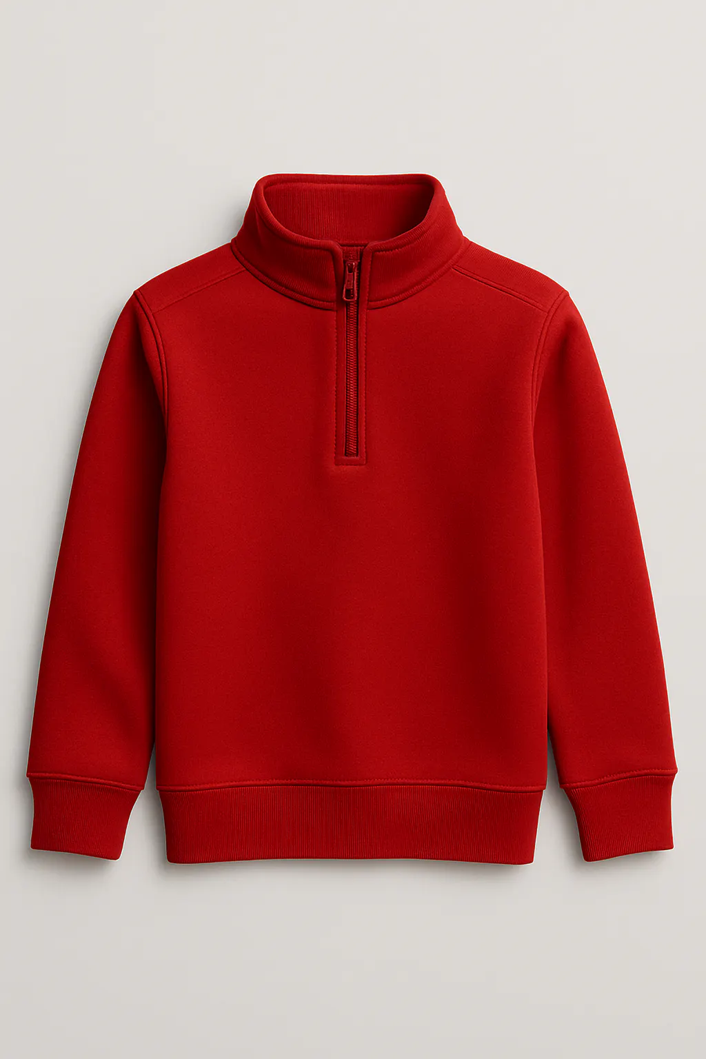 Red Fleece Pullover