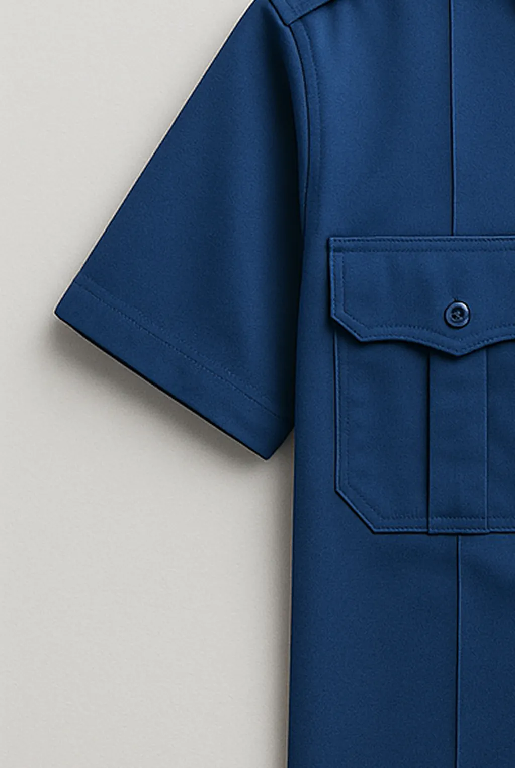Blue Security Shirt_cuff