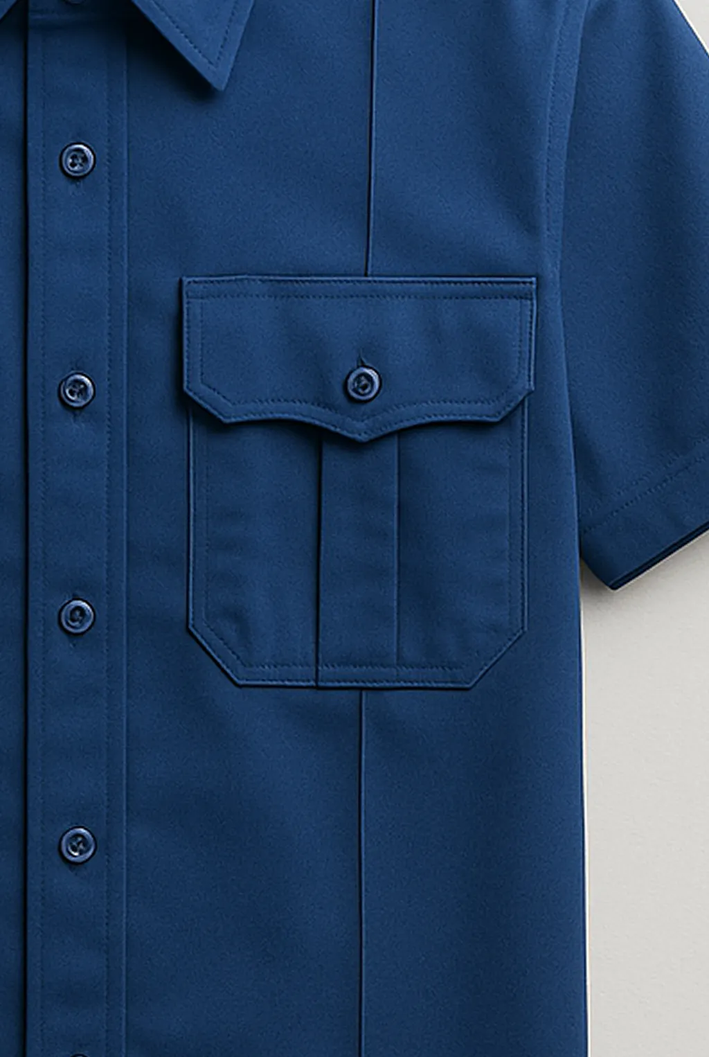 Blue Security Shirt_pocket