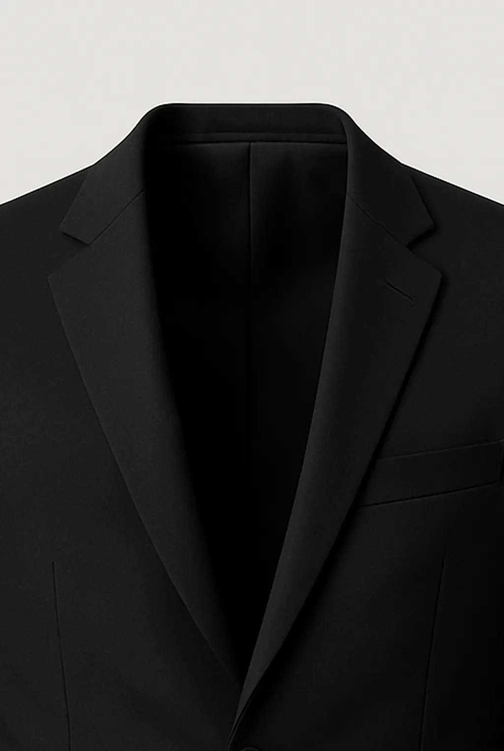 Men's Black Blazer_collar