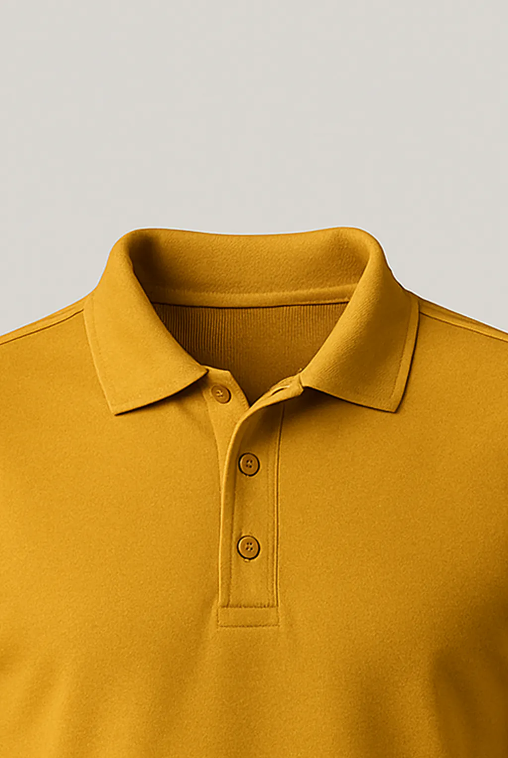 Mustard Security Polo Shirt_collar