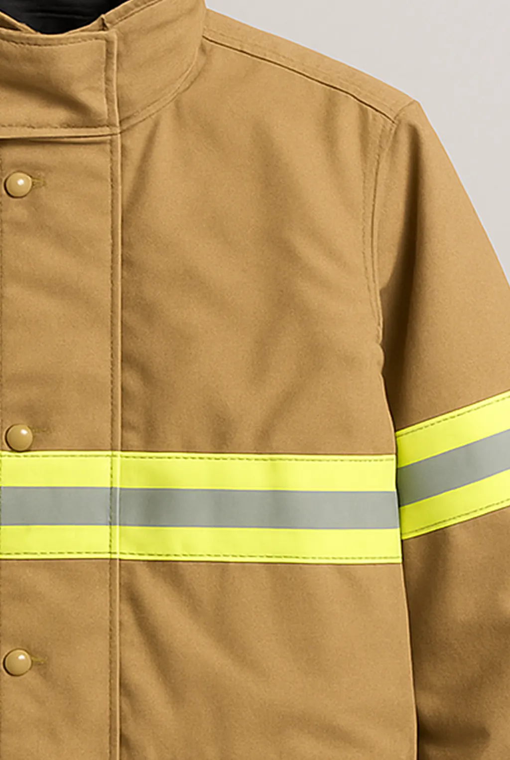 Tan EMT Coat_shoulder