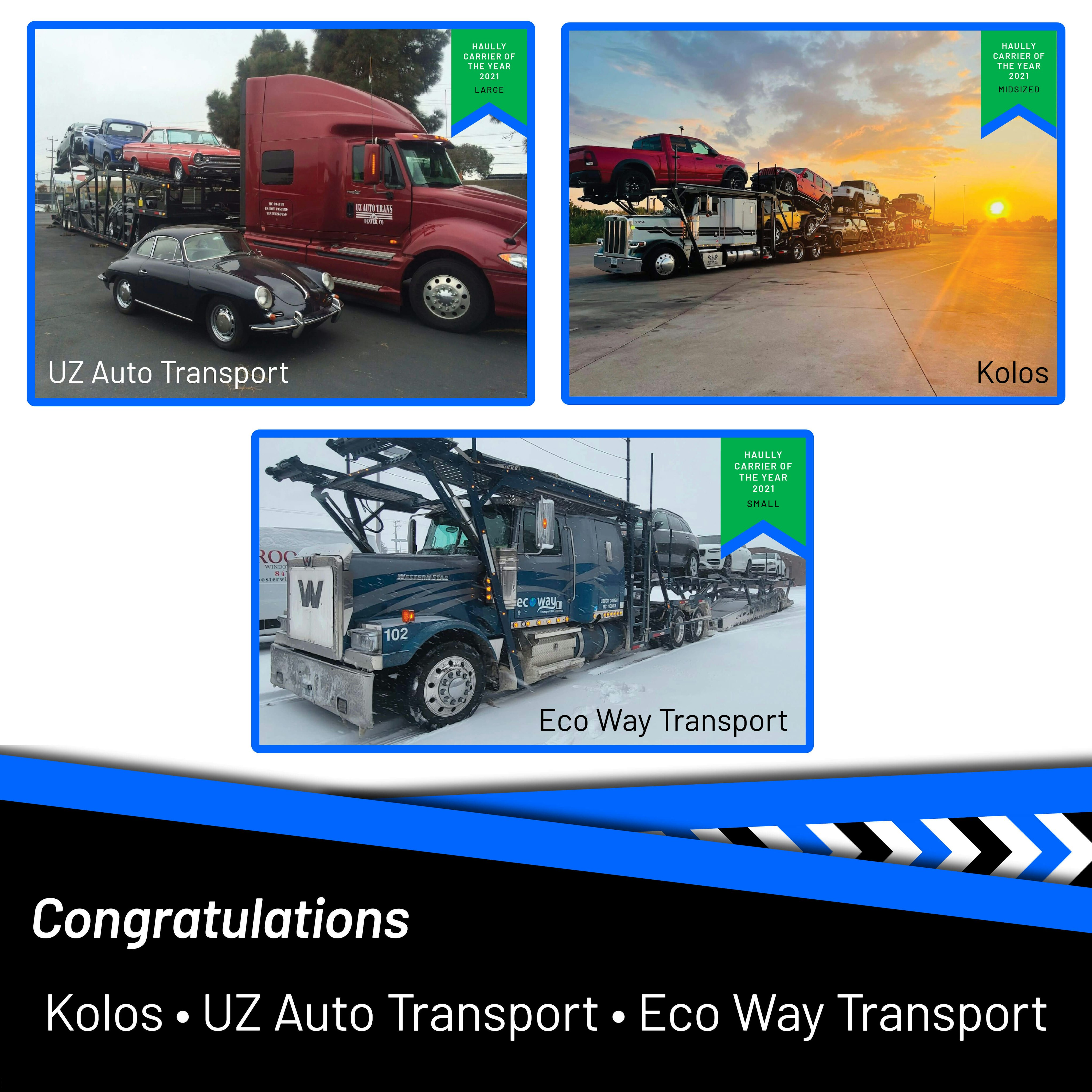 2021 Haully Carriers of the Year | United Road