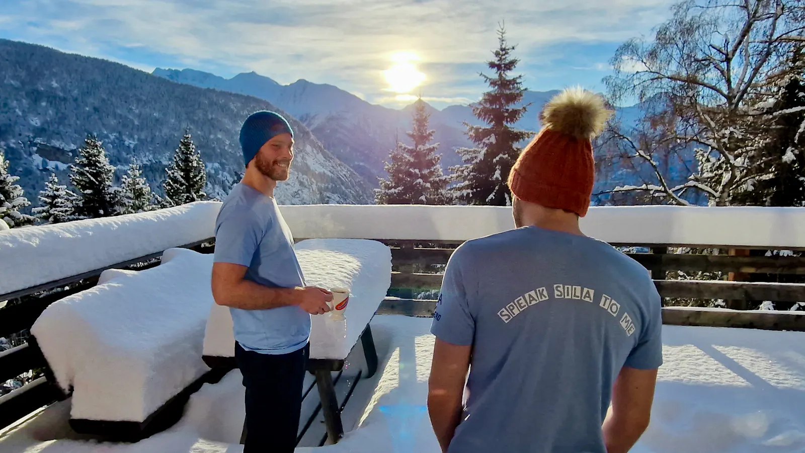 UniteLabs co-Founders Lukas Bromig and Julian Willand at a company retreat