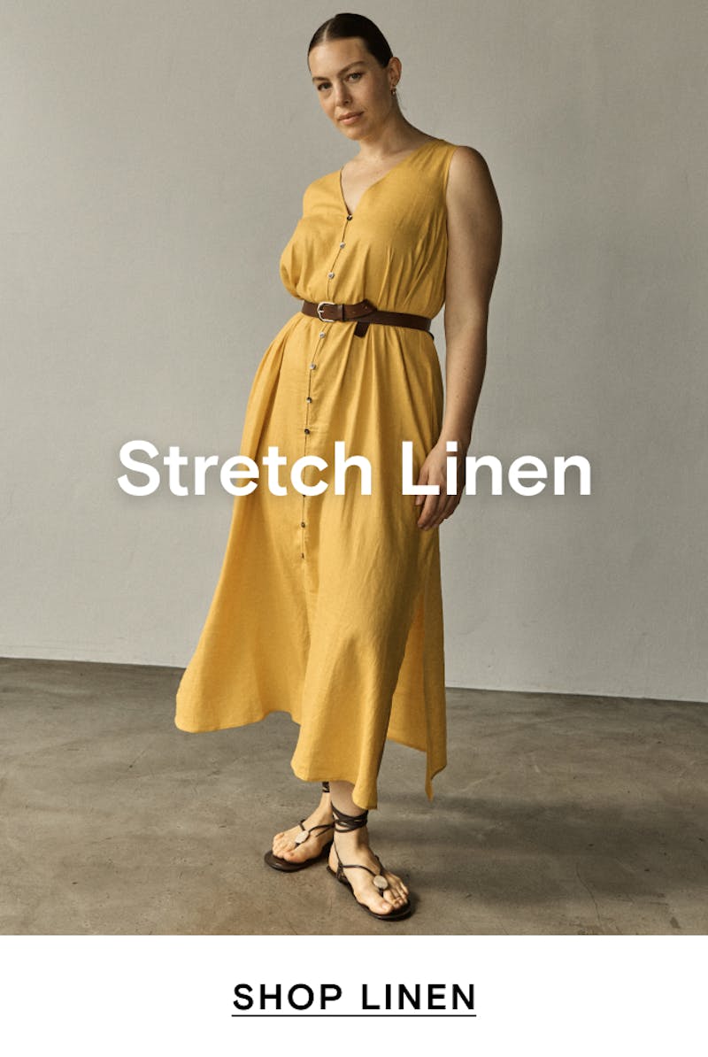 This is an image of stretch linen