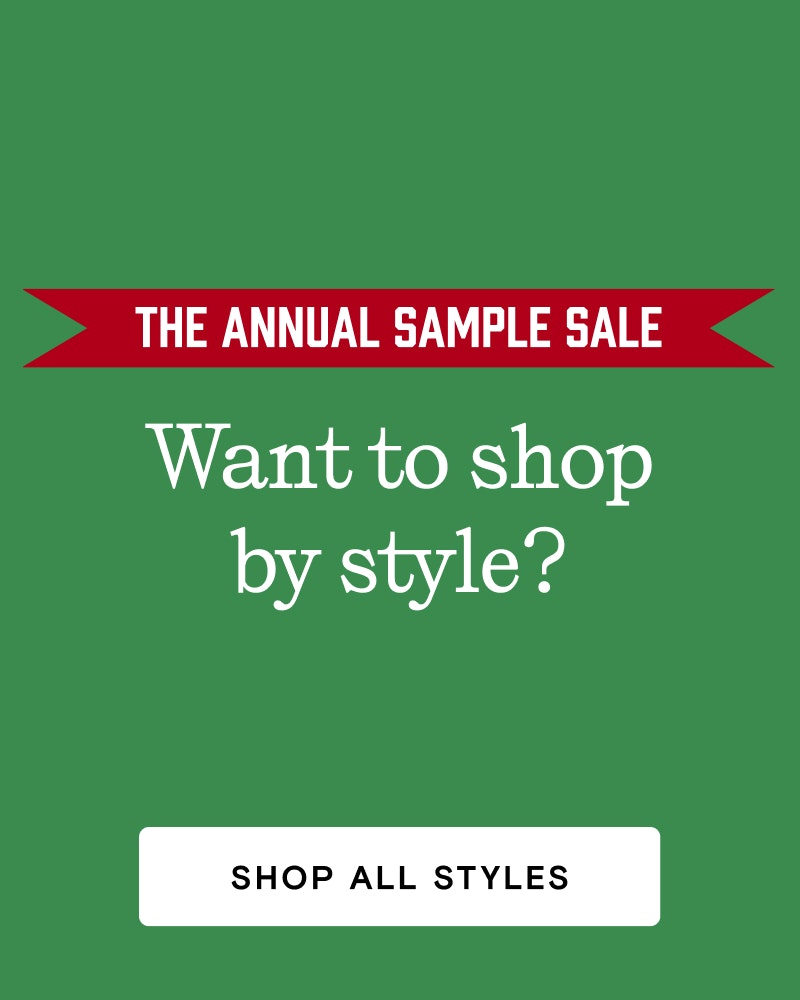 shop sample sale