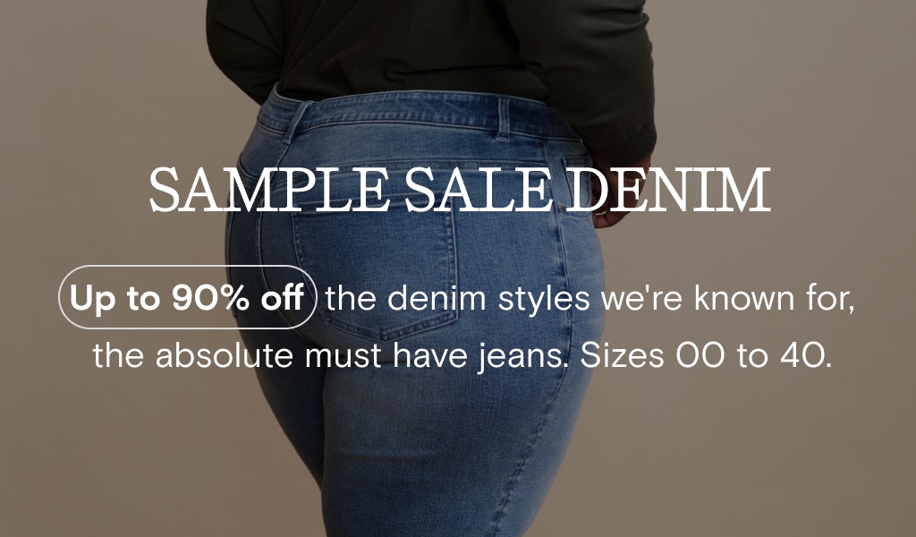 sample sale denim