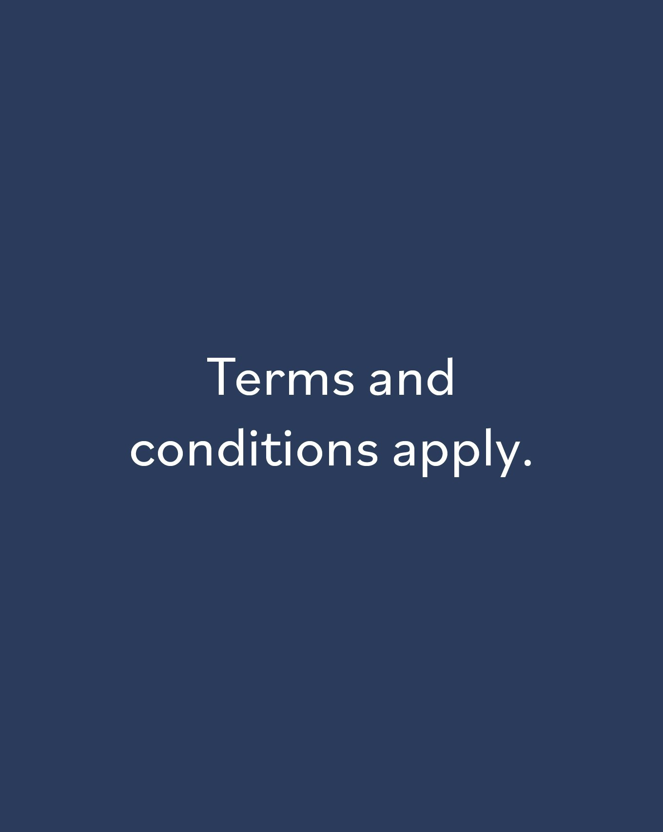 Terms and conditions