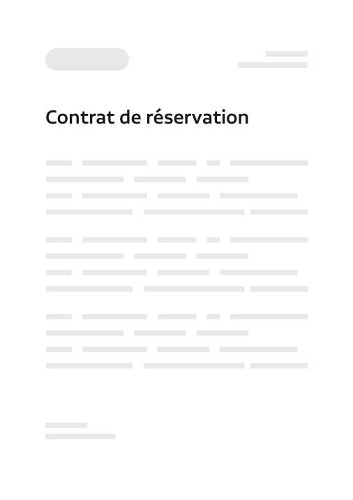 contrat de reservation vefa