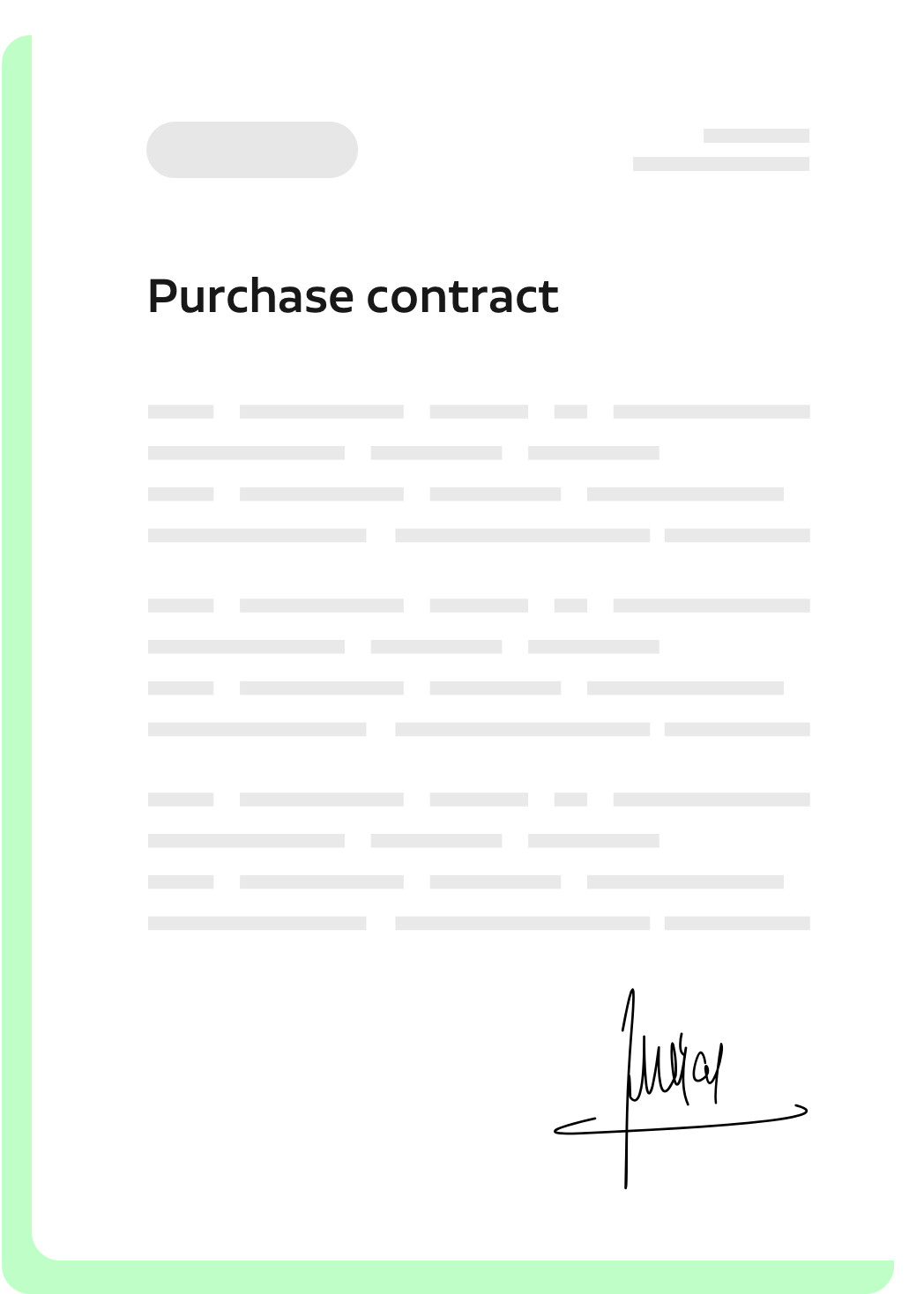 purchase contract