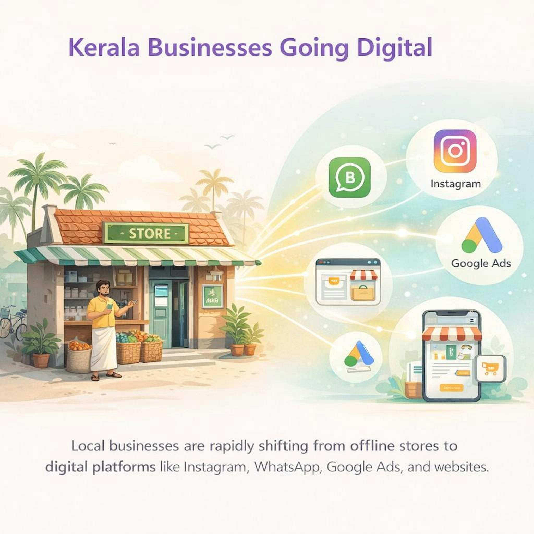 Kerala businesses goign digital