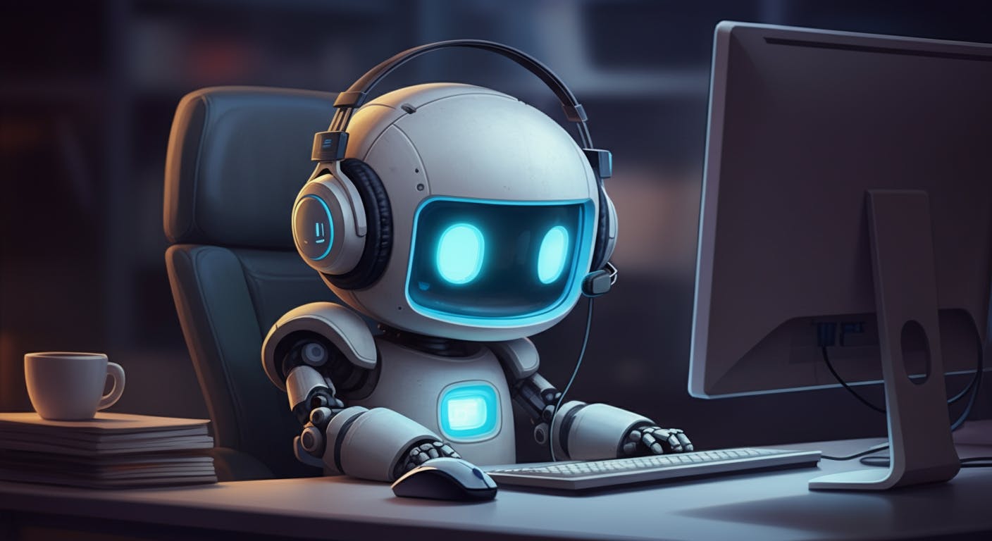 ボイスボットが淡々と後確電話業務をこなしている画像