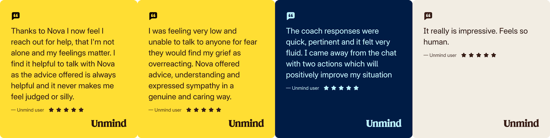 Nova testimonials