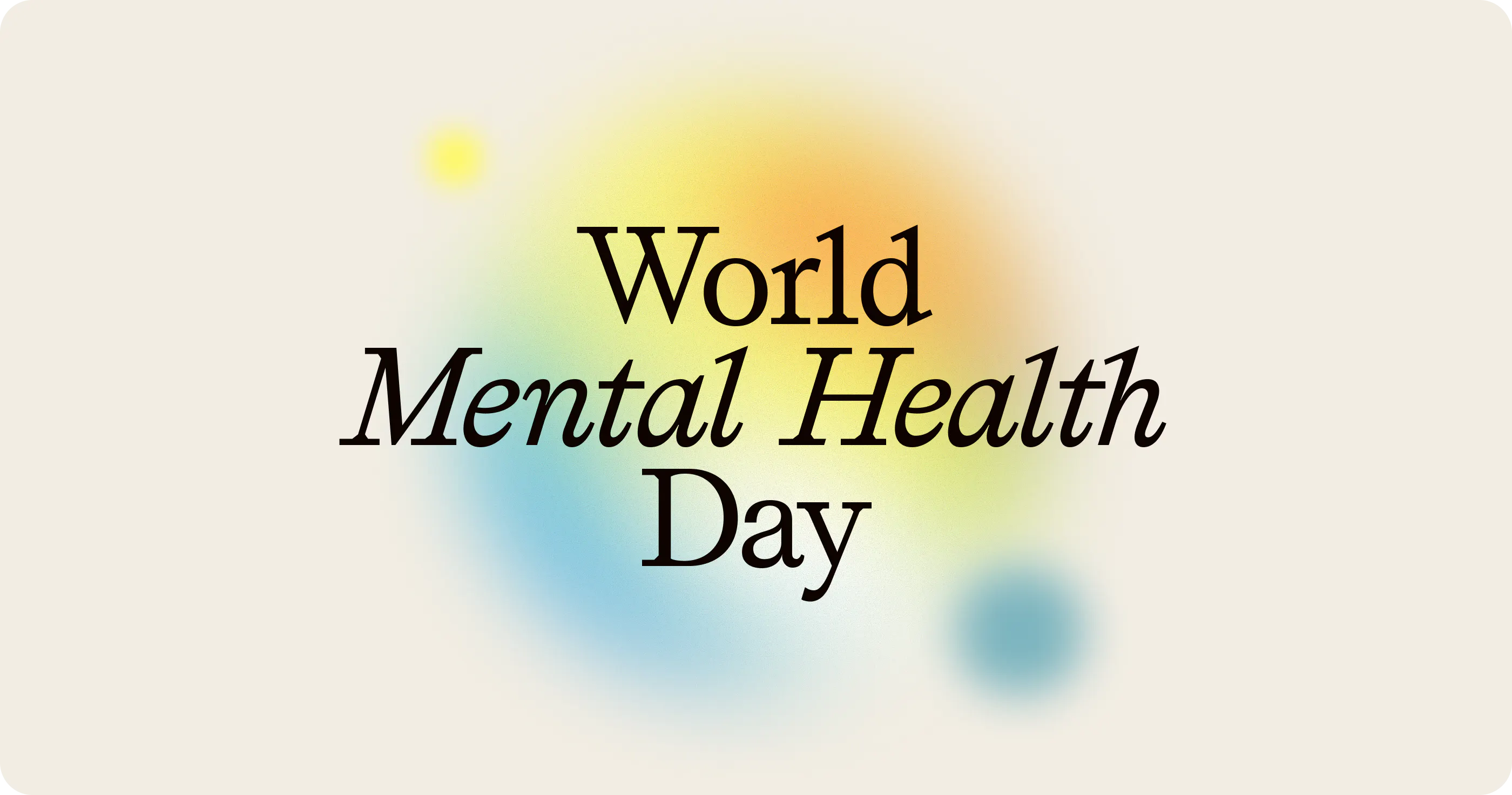 World Mental Health Day Panel 2025 | From Crisis to Daily Mental Health ...