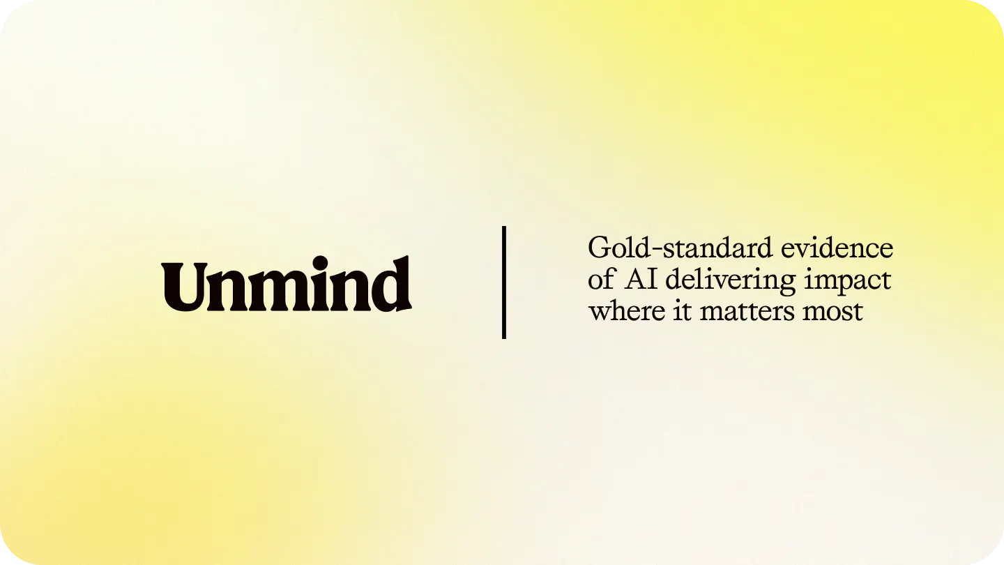 How a global consumer goods firm validated AI-powered wellbeing support ...