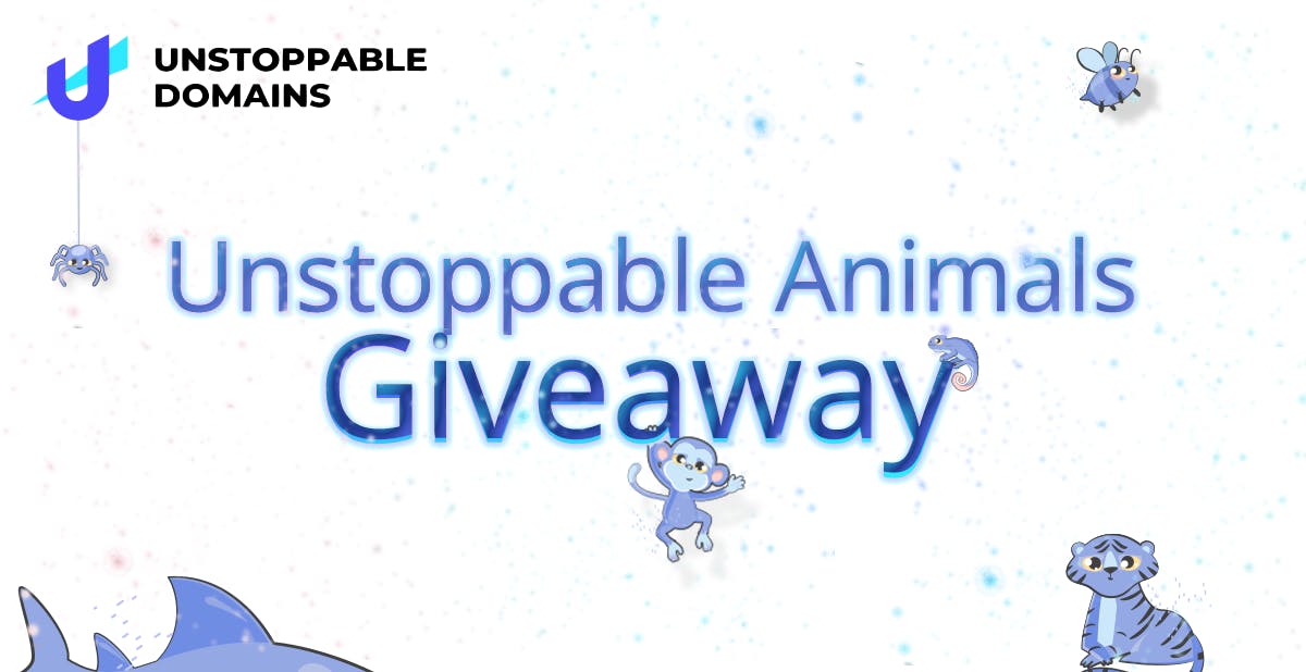 Unstoppable Domains Animals Giveaway