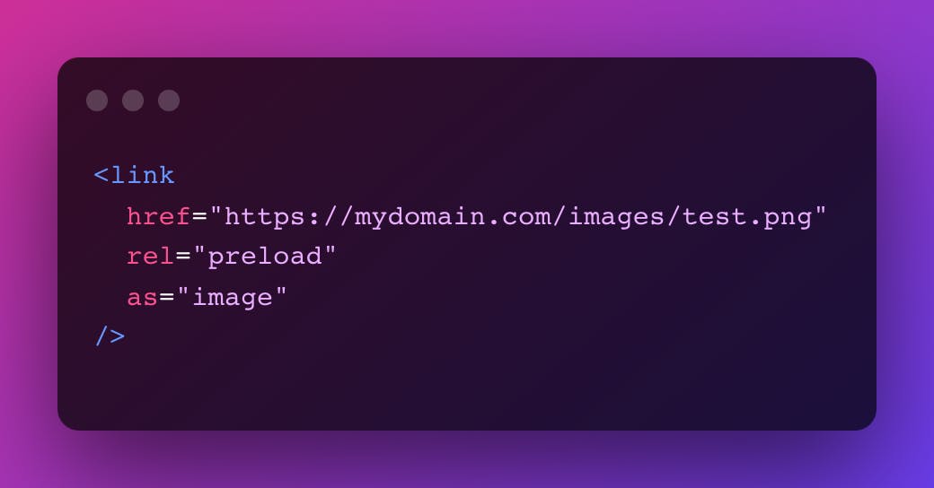 Example how to preload image