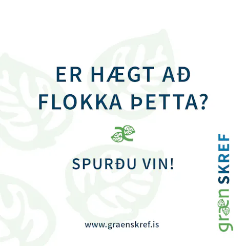 Límmiði – ER HÆGT AÐ FLOKKA ÞETTA?