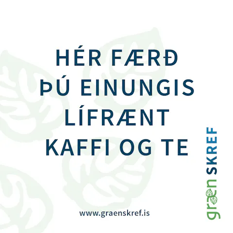 Límmiði – LÍFRÆNT KAFFI OG TE