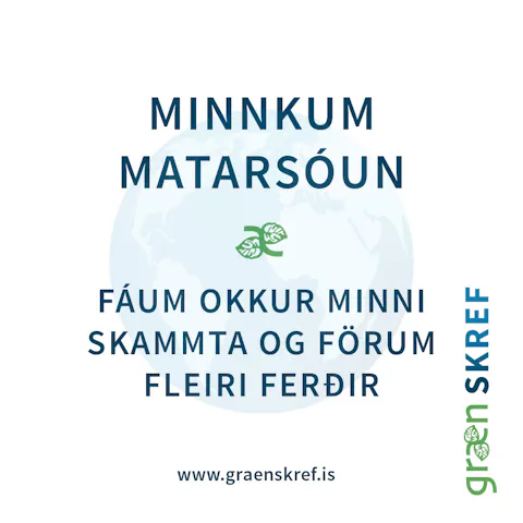 Límmiði – MINNKUM MATARSÓUN
