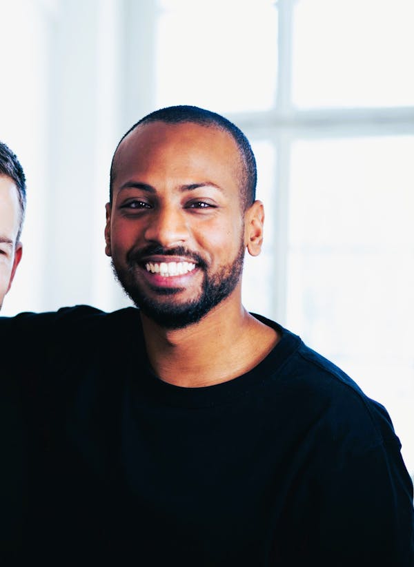Fabian Gmür und Daniel Abebe, Co-Founder von HuggyStudio