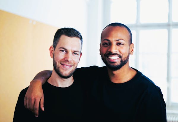 Fabian Gmür und Daniel Abebe, Co-Founder von HuggyStudio