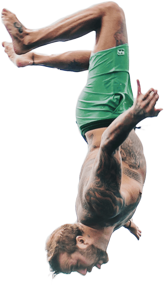 Man diving image