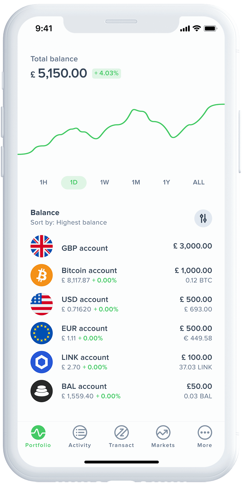 Uphold Ethereum Wallet image