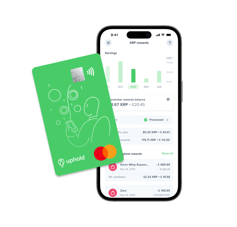 uphold crypto credit card