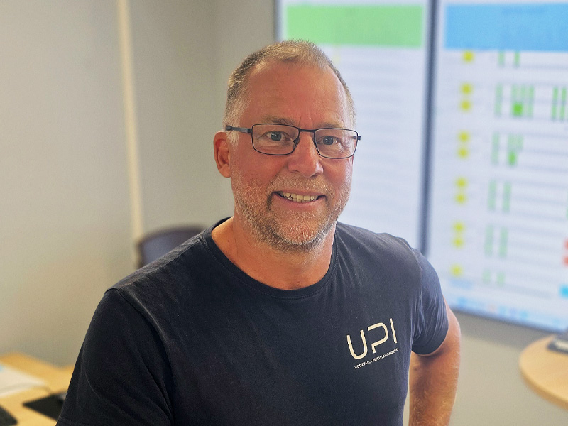 Mats Carlsson är produktionsansvarig på UPI